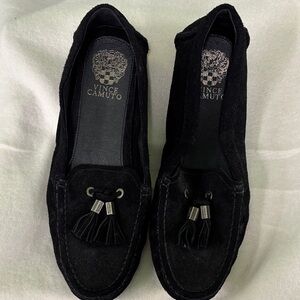 Vince Camuto Women’s Black Tassel Loafers Sz 9.5M NWOB